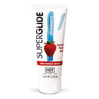 Jestivi lubrikant | Superglide Jagoda 75 ml