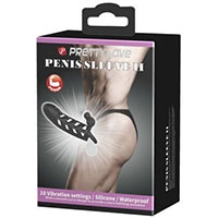 Navlaka za penis crna vibro 2