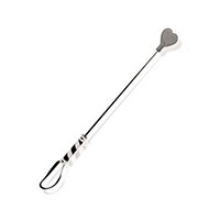 Bič Srce crno-beli | Heart Whip 65 cm